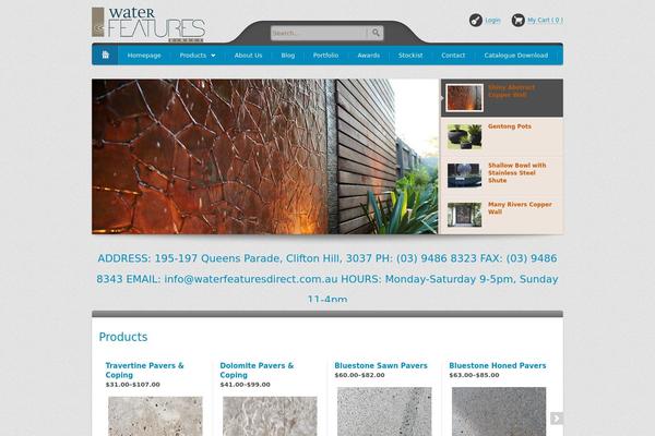 Bellissima theme site design template sample