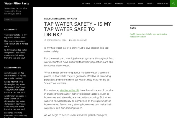 Site using BuddyPress plugin