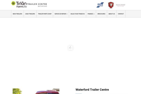 Trucking theme site design template sample