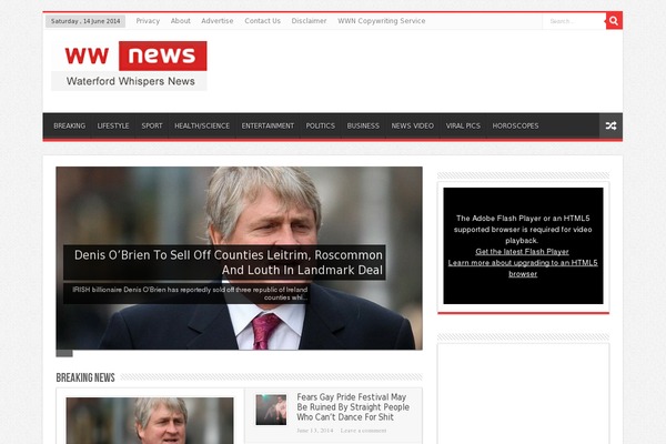 waterfordwhispersnews.com site used The-rex