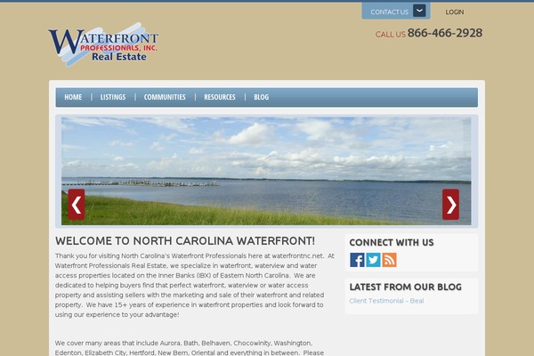 waterfrontnc.net site used Denali