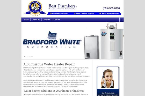 Modernize theme site design template sample