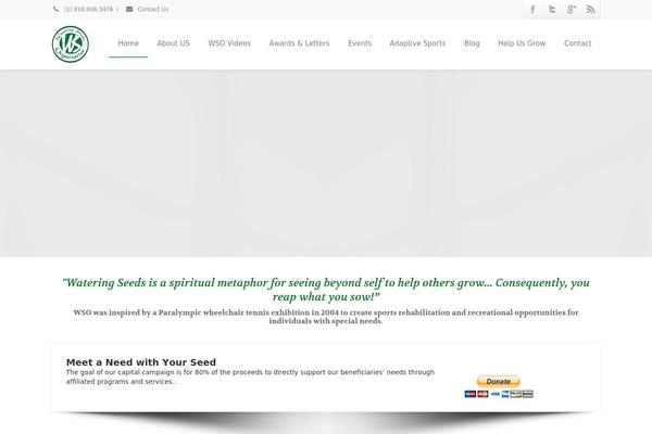 Envision theme site design template sample