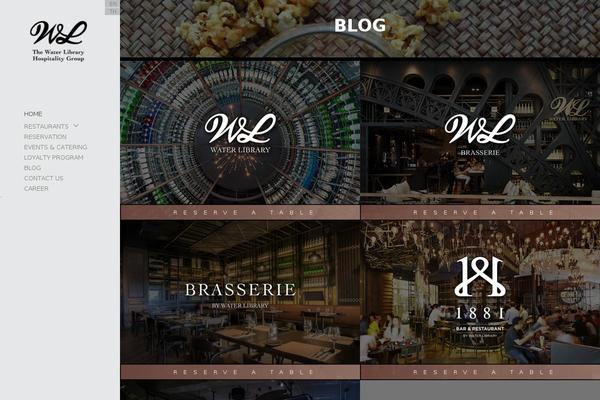 Savory theme site design template sample