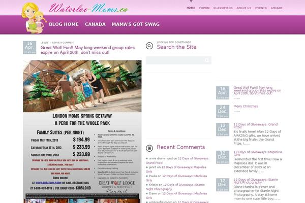 One Touch theme site design template sample