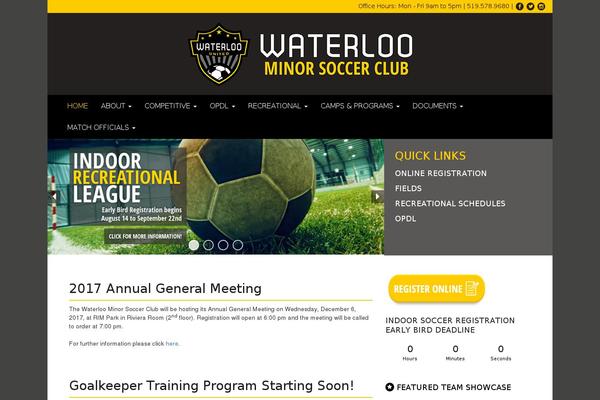 Site using wordpress responsive thumbnail slider plugin