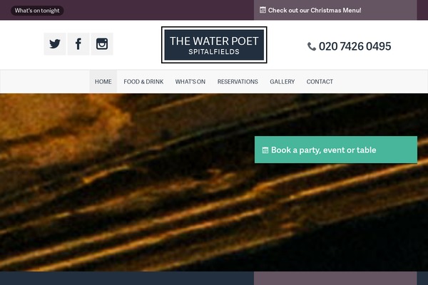 waterpoet.co.uk site used Enjoypress