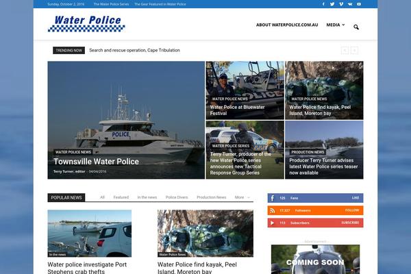 Brooklyn theme site design template sample