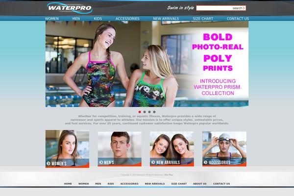waterpro-swim.com site used Lunagraphica