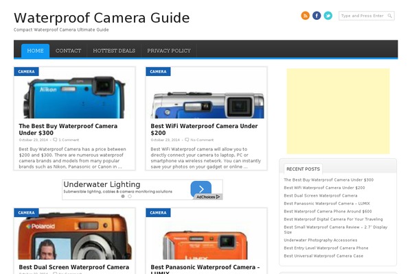 Pressimo theme site design template sample