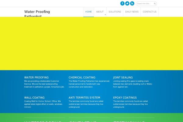 waterproofingpathankot.com site used Hostchillyv3