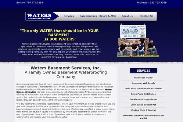 Default theme site design template sample