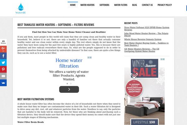 watersbe.com site used REHub