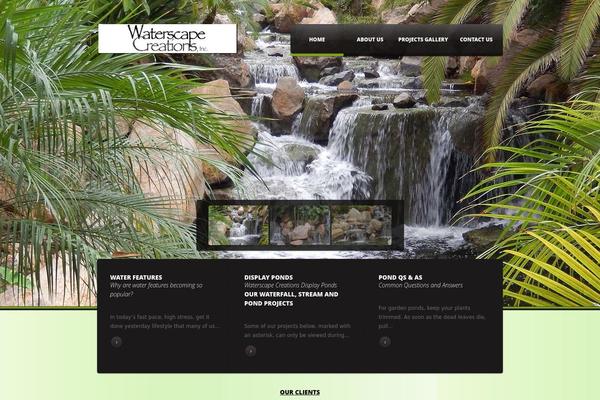 waterscapecreations.com site used Theme1598