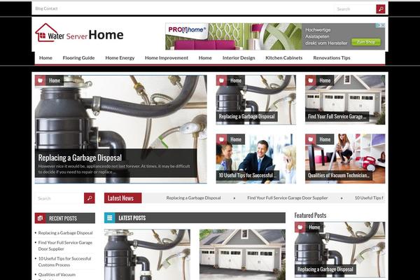 Spirit theme site design template sample