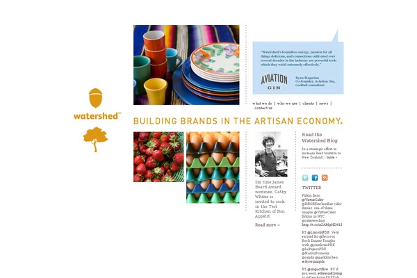 Watershed theme site design template sample