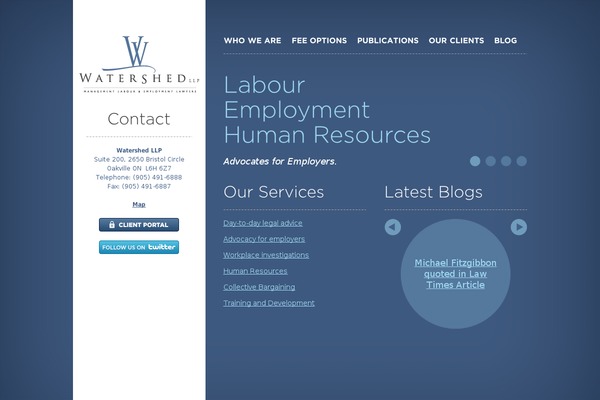 watershedlaw.com site used Watershed