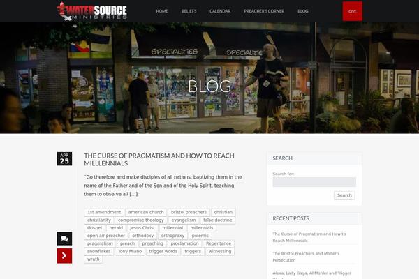 Dunamis theme site design template sample