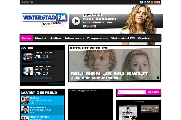 waterstadfm.nl site used Waterstad