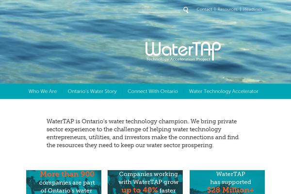 watertapontario.com site used Watertap