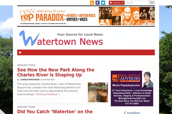 Largo theme site design template sample