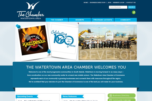 Chamber theme site design template sample