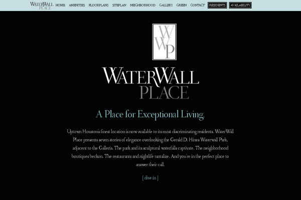 Parallax theme site design template sample