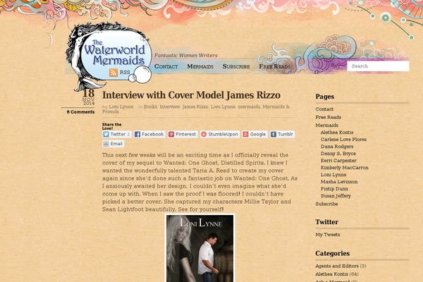 Koi theme site design template sample