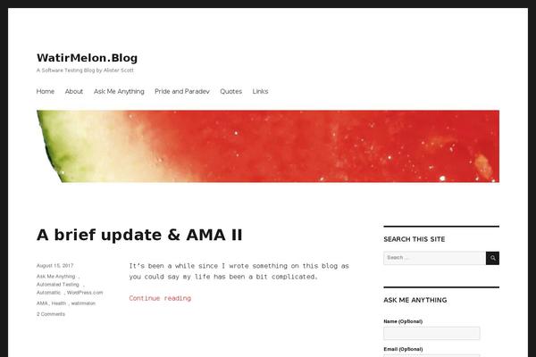 Site using Omexer-insight plugin