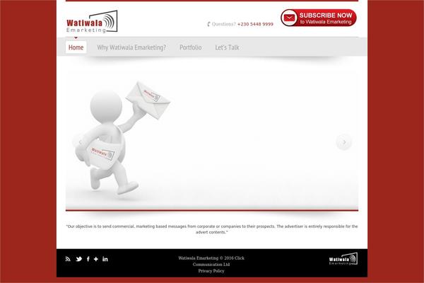 watiwala.com site used Alterego