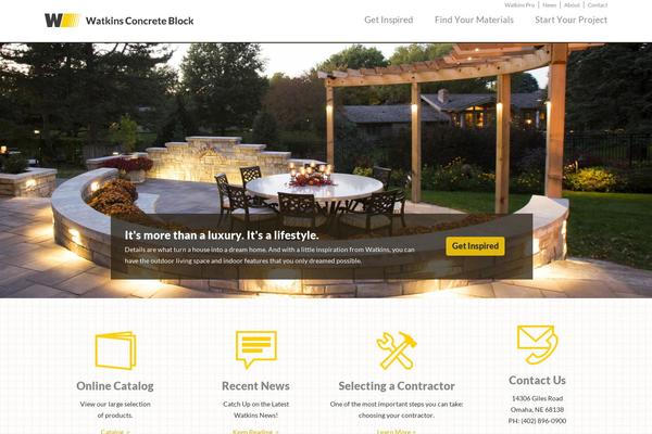 watkinsconcreteblock.com site used Watkins