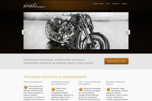 inFocus theme site design template sample