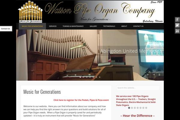 Site using Ditty News Ticker plugin