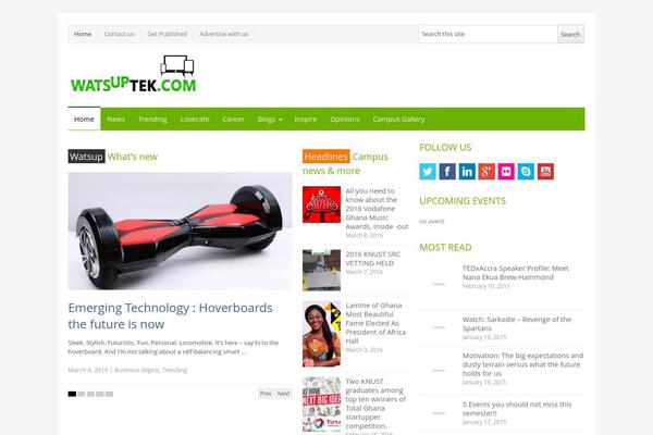 NewsPlus theme site design template sample