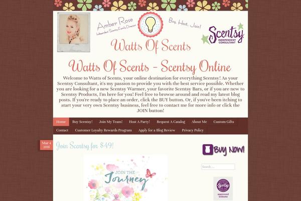 Scrappy theme site design template sample