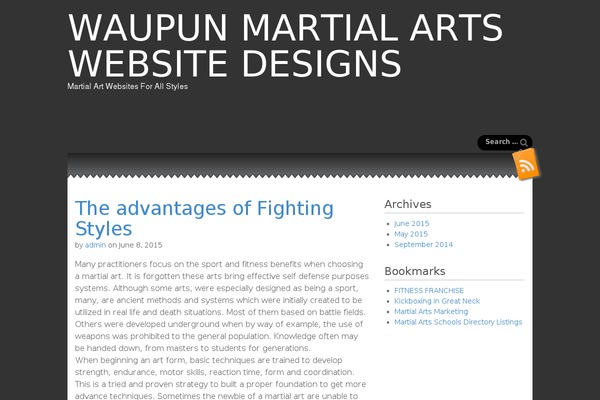 Snowblind theme site design template sample