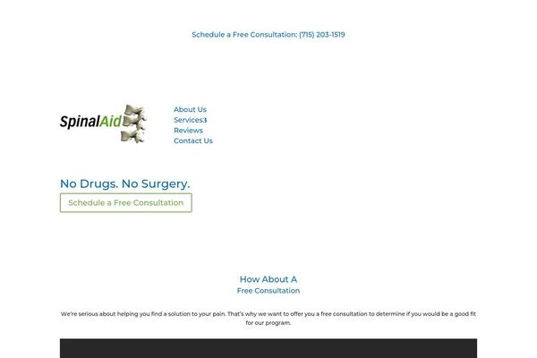 wausaubackpain.com site used Divi