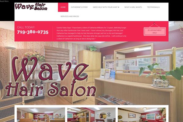 Spasalon theme site design template sample