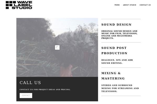 Cinerama theme site design template sample