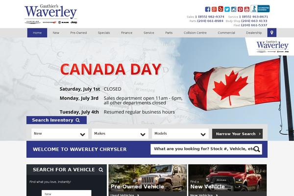 waverleychrysler.ca site used AgentPress Pro