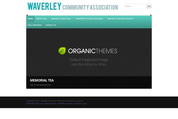 NonProfit theme site design template sample