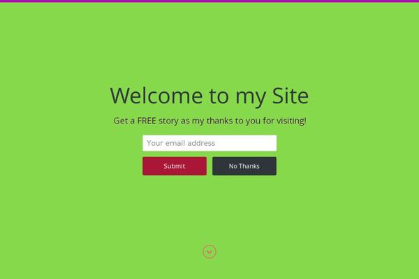 Site using MailChimp Forms by Optin Cat plugin