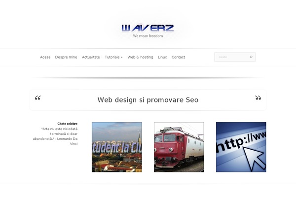 Evolution theme site design template sample