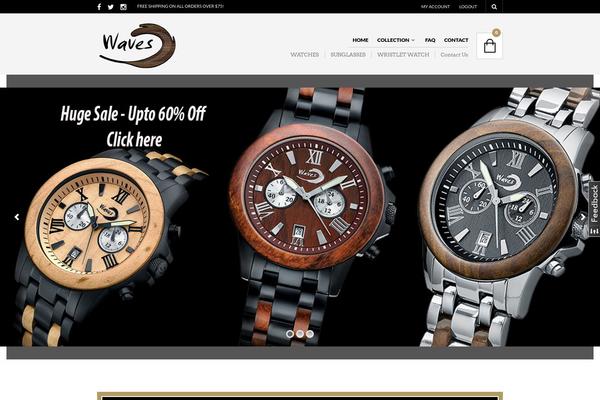 The Retailer theme site design template sample