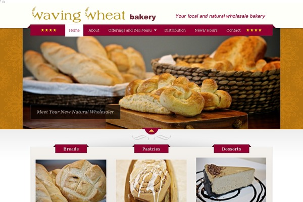 The Restaurant theme site design template sample