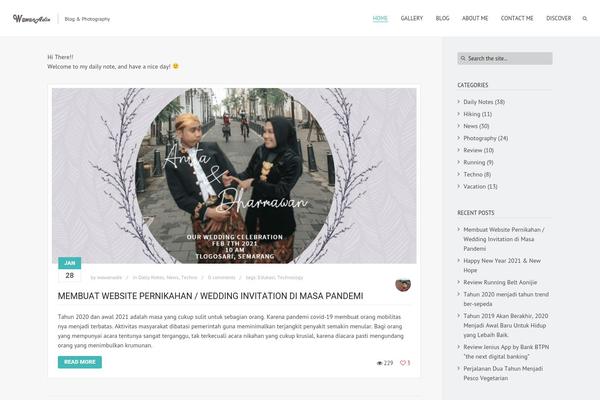 Oyster theme site design template sample