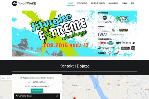 District theme site design template sample
