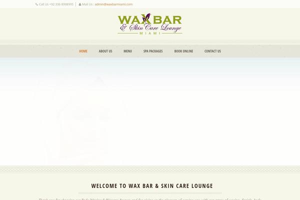 Spa Lab theme site design template sample