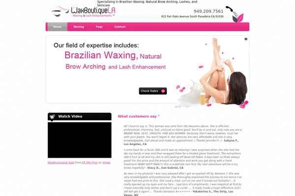 Jennifer theme site design template sample