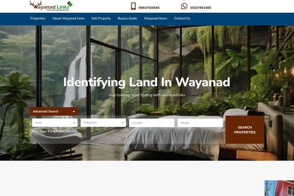 WP Residence theme site design template sample